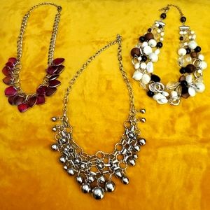 Set of Three Necklaces